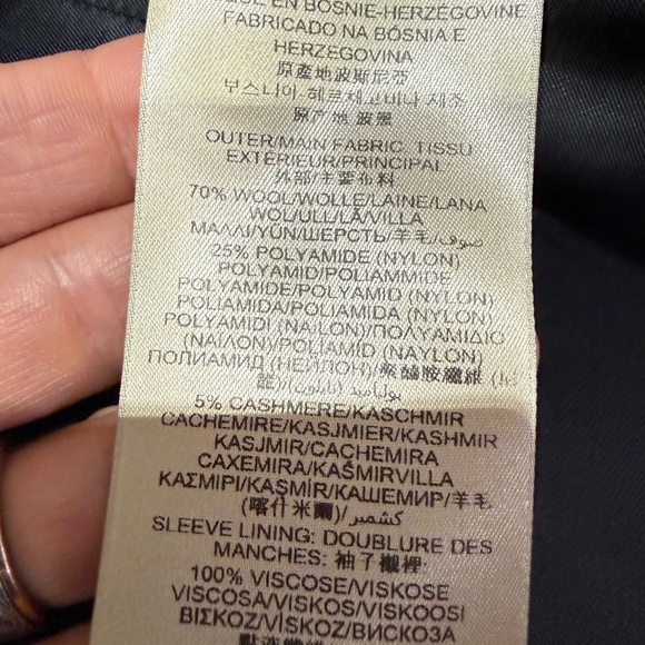 Burberry Brit Wool Coat - US Size 10 - Picture 3 of 6